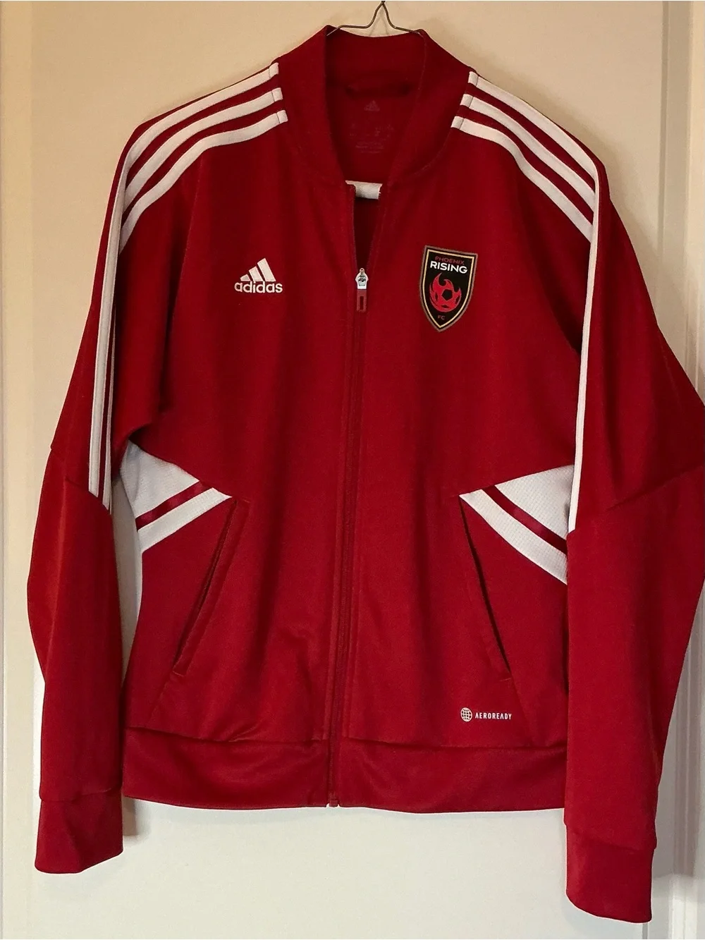 ADIDAS. PHOENIX RISING FC FULL ZIP TRACK JACKET MENS AEROREADY (s)